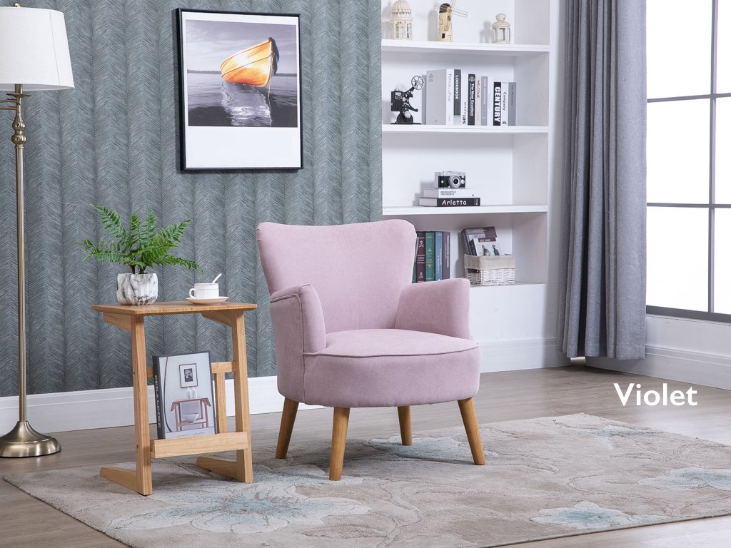 Light purple 2024 accent chair